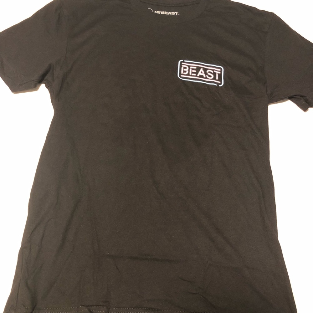 Mr Beast Official Neon sign tshirt